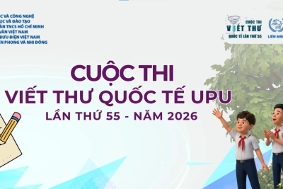 Cuộc thi viết thư quốc tế UPU lần thứ 55 năm 2026